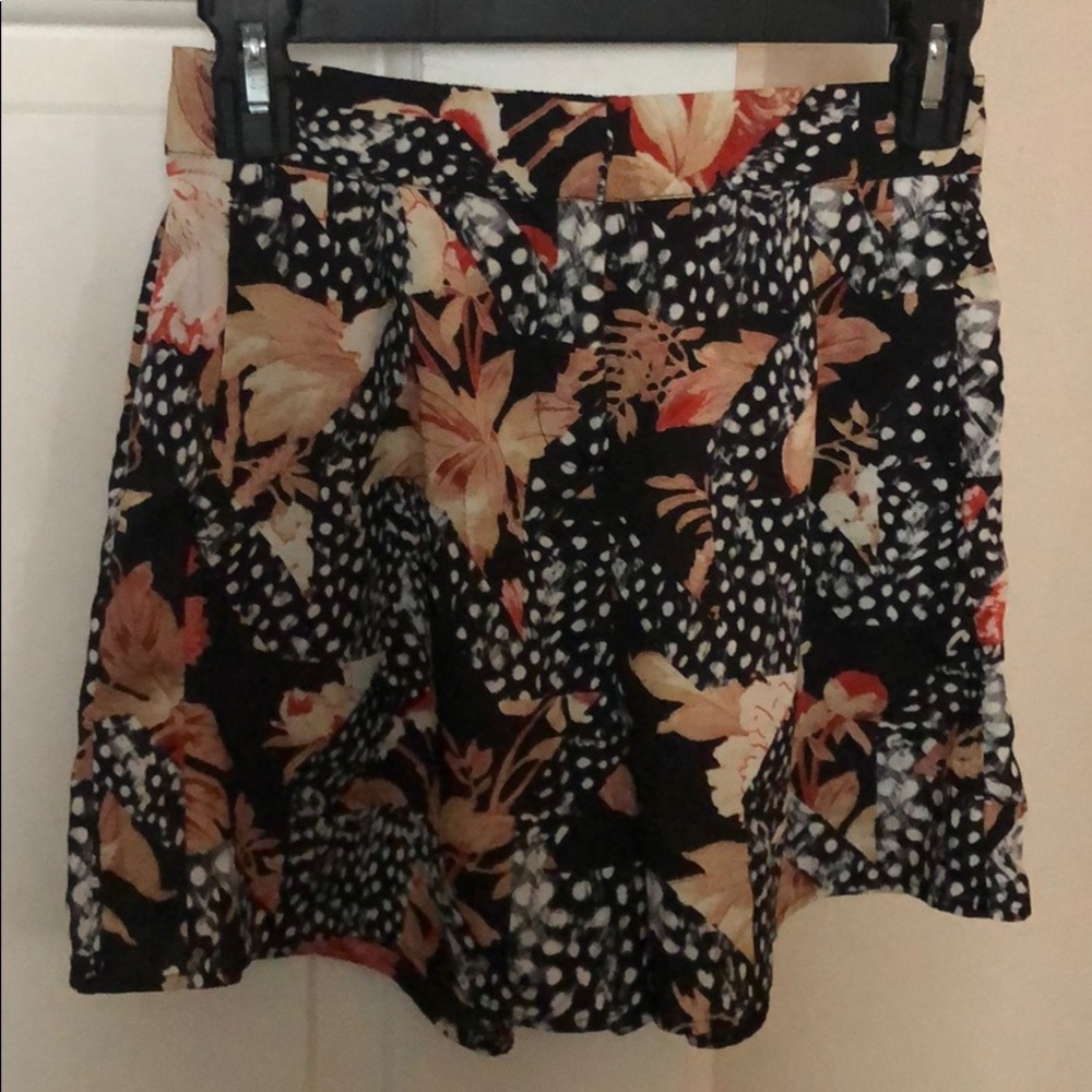 Topshop printed shorts